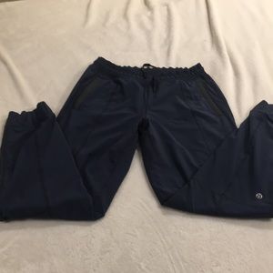Lululemon Tracked Joggers Size 4 Navy Blue